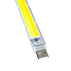 USB світлодіодний ліхтарик LED 518 cob 17см в POWERBANK, холодне, тепле світло, sensor