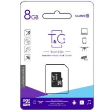 Карта пам'яті microSDHC 8GB class 10 T&G (без адаптера)
