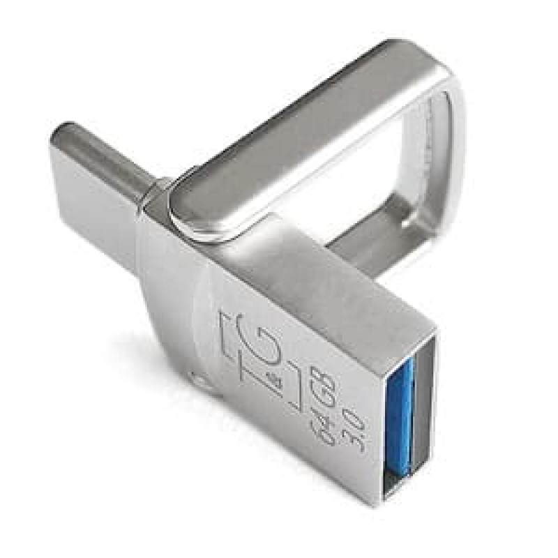 Накопичувач 3.0 USB/Type-C 64GB T&G металева серія 104