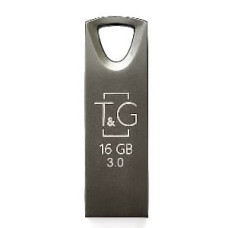 Накопичувач 3.0 USB 16GB T&G металева серія 117 чорний
