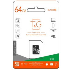 Карта пам’яті microSDXC (UHS-3) 64GB class 10 T&G (без адаптера)
