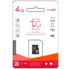 Карта пам’яті microSDHC 4GB class 4 T&G (без адаптера)