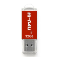 Накопичувач USB 32GB Hi-Rali Rocket серiя червоний