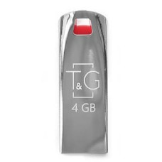 Накопичувач USB 4GB T&G Stylish хром series 115