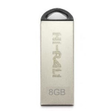 Накопичувач USB 8GB Hi-Rali Fit серiя срібло