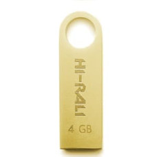 Накопичувач USB 4GB Hi-Rali Shuttle серiя золото