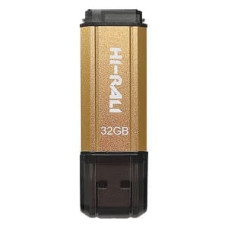 Накопичувач USB 32GB Hi-Rali Stark серiя золото