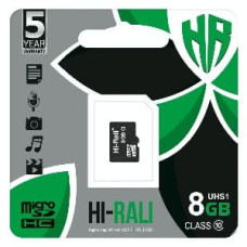 Карта пам'яті microSDHC (UHS-1) 8GB class 10 Hi-Rali (без адаптера)