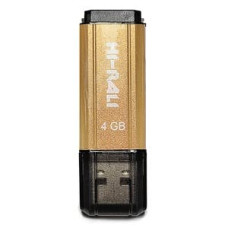Накопичувач USB 4GB Hi-Rali Stark серiя золото