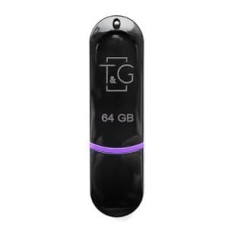 Накопичувач USB 64GB T&G Jet серiя 012 чорний