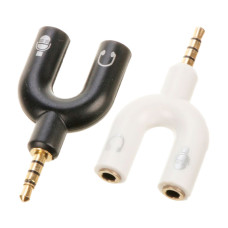 Розгалужувач AUDIO c Jack 3.5 plug на роз'єми для мікрофона та навушників