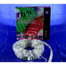 Світлодіодна LED гірлянда Xmas Rope light 10M W вулична (білий діод)