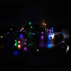Xmas гірлянд 30 Led 3M (Copper) мідному дроту (Крапля роси) M MULTI працює від батарей + USB