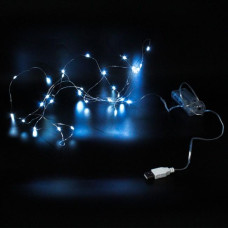 Xmas гірлянд 30 Led 3M (Copper) на мідному дроті (Крапля роси) W працює від батарейок+USB