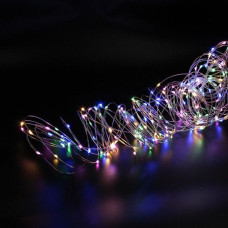 Xmas гірлянда 200 Led мідний дріт (Крапля роси) 20M Мультикольоровий від 220V режими