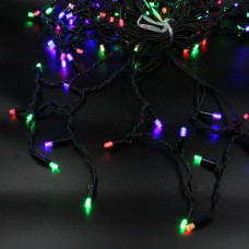 Xmas гірлянда LED 120 3.3Line Short curtain(Бульбашки/Бахрома) M-2 Мультицветна 5 M Вул.