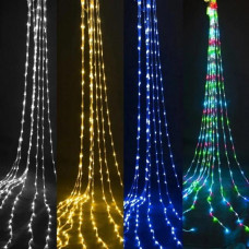 Xmas гірлянда LED (Водоспад 3M*2M) 400-B-2 Синій