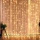Xmas гирлянда LED (Водопад 3M*3M) 480-WW Тёплый белый