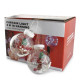 Xmas гирлянда микс 4 вида 200L WW-1 Copper curtain ball lamp WW Тёп.белый 3M*1.5M