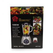 Блендер Domotec MS 6610 (Стаціонарний 220V/1000w, 3 швидкості)