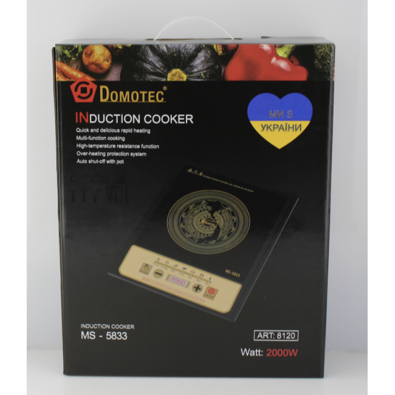Електроплита Domotec MS 5833 Індукційна