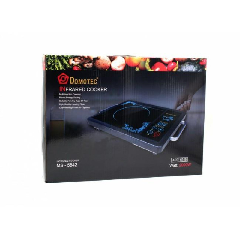 Електроплита Domotec MS-5842 (інфрачервона на 1 конфорку/1ІК)