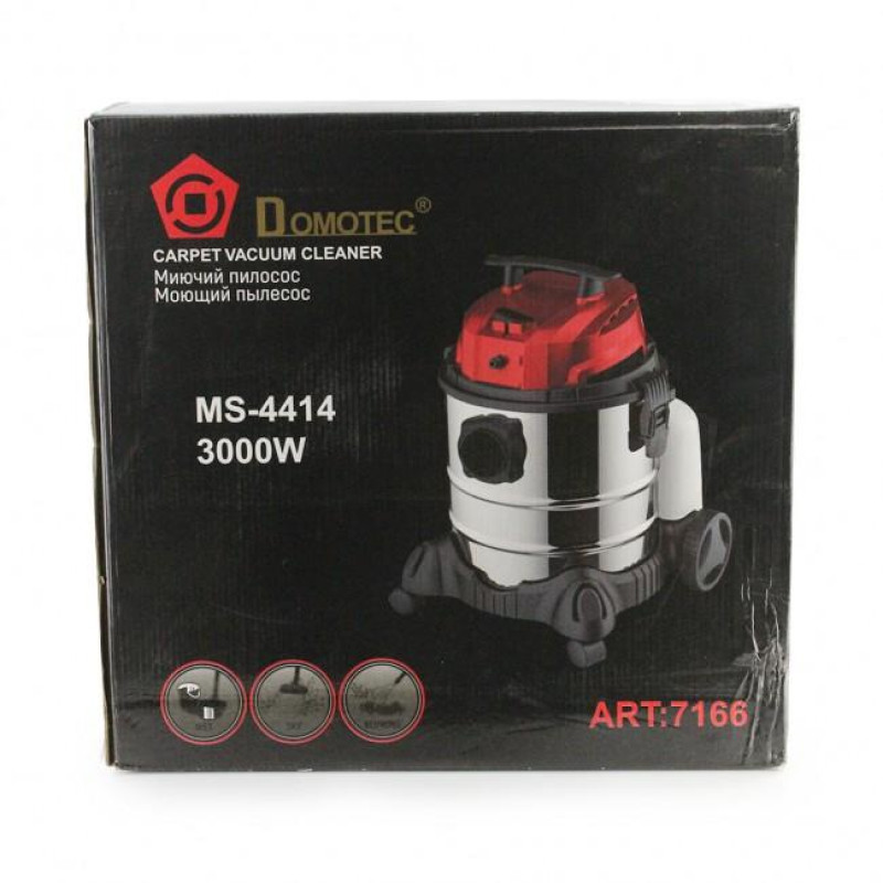Пилосос промисловий, миючий Domotec MS 4414 (3000W, 20л.)
