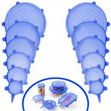 Силіконові універсальні кришки SILICON CAP 6PCS SET