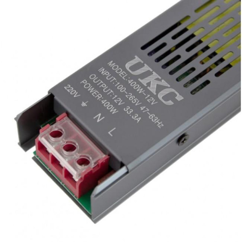 Блок живлення 12V 33,3A 400W METAL Long