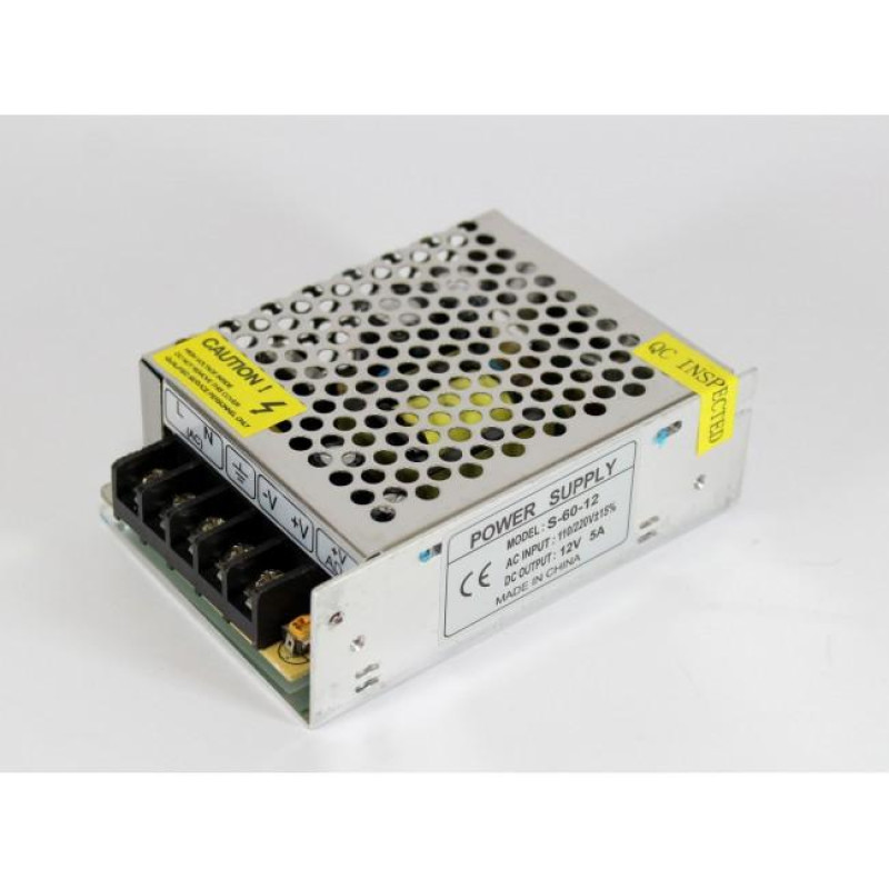 Імпульсний блок живлення 12V 5A METAL