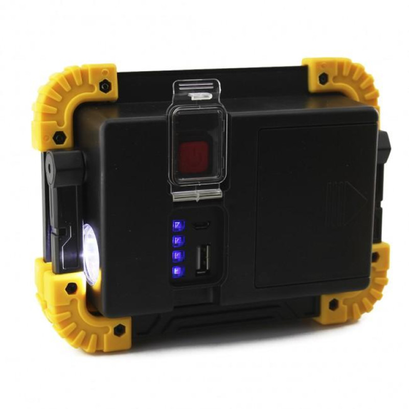 Прожектор светодиодный портативный аккумуляторный LL-802 20W COB LED