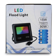SMART LED ПРОЖЕКТОР 15W IP66 RGB bluetooth з додатком