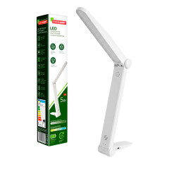 LED світильник настільний EUROLAMP LED-TLB-5W(M) АКБ 1200mAh, 3000-6500К, димер, магніт, ЗП Type-C