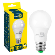 LED лампа UNILITE A60 10W E27 4000K