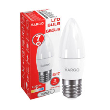 LED лампа VARGO C37 7W E27 4000K 665lm