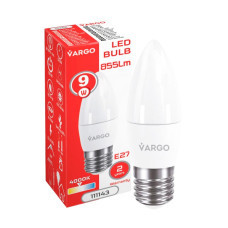 LED лампа VARGO C37 9W E27 855lm 4000K