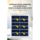 LED Прожектор VARGO 100W акумуляторний з сонячною панеллю