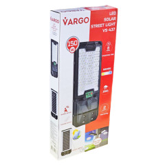 LED вуличний світильник на сонячній батареї VARGO 150W  6500K, 6700lm