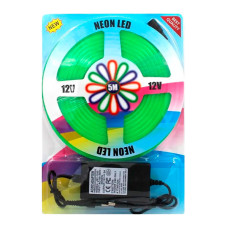 Стрічка Силіконова LED NEON зелена 5м Green 12V-220V
