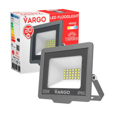 Світлодіодний прожектор VARGO 20W 220V 1800lm 6500K NOVA