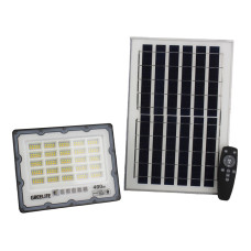 Вуличний ліхтар на стовп із сонячною панеллю 400W JX 007