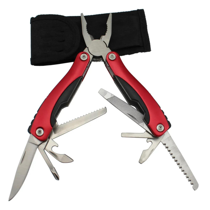 Мультиінструмент (Мультитул) Traveler MT-609 Black/Blue/Red/Yellow 9 в 1 16см