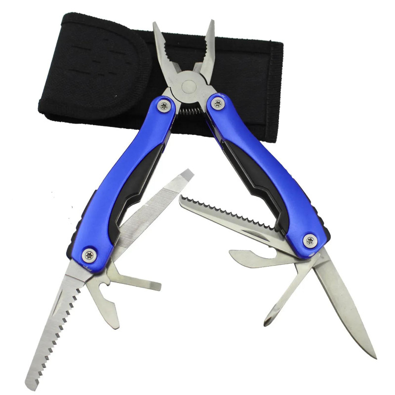 Мультиінструмент (Мультитул) Traveler MT-609 Black/Blue/Red/Yellow 9 в 1 16см