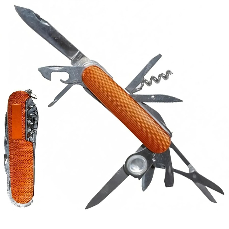 Ніж багатофункціональний Traveler 17 функцій, 9см K-5017ALL Black/Red/Blue/Orange/Green