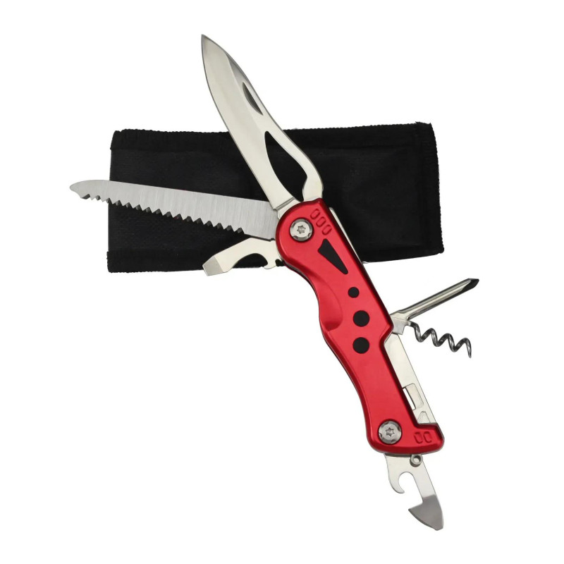Туристичний ніж Traveler 11см MS-001 Black/Blue/Red