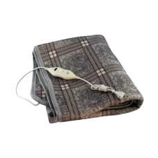 Електропростирадло electric blanket 150 × 180 клітчаста сіра