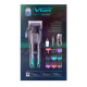 Акумуляторна машинка для стриження (clipper) VGR V-013 BLUE, 8 насадок, 6500 RPM, 2000 mAh, LED display
