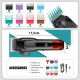 Акумуляторна машинка для стриження (clipper) VGR V-013 RED, 8 насадок, 6500 RPM, 2000 mAh, LED display