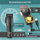 Акумуляторна машинка для стриження (clipper) VGR V-138 GOLD, 4 насадки, 7000 RPM, 2500 mAh, LED display