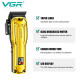 Акумуляторна машинка для стриження (clipper) VGR V-138 GOLD, 4 насадки, 7000 RPM, 2500 mAh, LED display